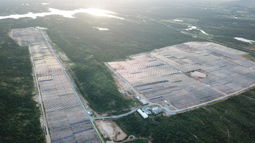 Usina Solar Angico — vista aérea